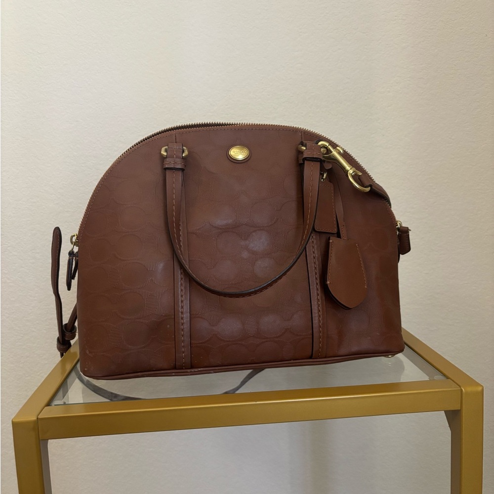 Coach Brown Leather Handbag